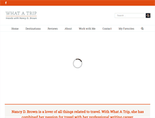 Tablet Screenshot of nancydbrown.com